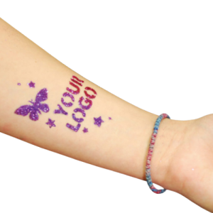 Branded Glitter Tattoos