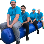 Inflated Worm Racing